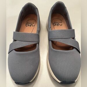 Ryka slip-on Maryjane style sneakers light blue/gray size 7.5 wide